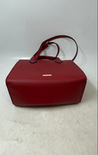 Load image into Gallery viewer, Aldo Womens Red Leather Detachable Strap Top Zipper Satchel Handbag
