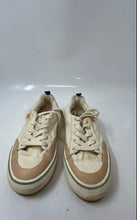 Load image into Gallery viewer, Zara Womens Beige Low Top Round Toe Lace-Up Designer Sneakers Shoes Size 35
