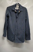 Load image into Gallery viewer, Calvin Klein Mens Multicolor Striped Long Sleeve Cotton Button-Up Shirt Size M
