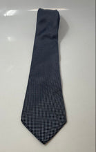Load image into Gallery viewer, Michael Kors Mens Blue Printed Keeper Loop Adjustable Formal Pointed Tie
