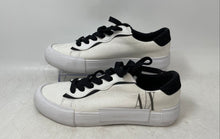 Load image into Gallery viewer, Armani Exchange Womens XDX097 White Black Round Toe Lace-Up Sneaker Shoes Size 6
