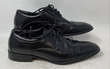 Load image into Gallery viewer, Alfani Mens Andrew Black Leather Plain Toe Lace-Up Derby Dress Shoes Size 7.5M
