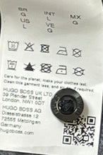 Load image into Gallery viewer, Hugo Boss Mens Gray Heather Slim-Fit Short Sleeve Button-Up Shirt Size L
