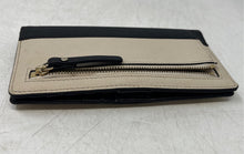 Load image into Gallery viewer, Kate Spade New York Womens Laurel Way Stacy Black Beige Leather Bifold Wallet
