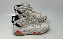 Load image into Gallery viewer, Nike Boys Air Jordan 7 DQ6040-160 White Orange Sneakers Shoes Size 4.5Y
