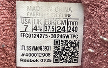 Load image into Gallery viewer, Reebok Womens Royal Charge 30246WTPC Gray Beige Pink Lace-Up Sneakers Shoes Sz 7
