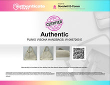 Load image into Gallery viewer, Authentic Plinio Visona Womens Cream Shoulder Tote Handbag Stained Damaged
