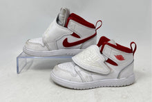 Load image into Gallery viewer, Nike Kids Sky Jordan 1 BQ7196-103 White Red Mid Top Sneaker Shoes Size 9C
