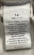 Load image into Gallery viewer, Calvin Klein Jeans Womens White Cotton Pockets Regular Fit Chino Shorts Size 14
