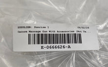 Load image into Gallery viewer, Dacorm Black Massage Gun With Accessories &amp; Carrying Case Not Tested
