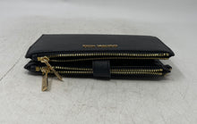 Load image into Gallery viewer, Michael Kors Womens Black Credit Card Slots Zipper Bifold Wallet
