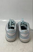 Load image into Gallery viewer, Nike Girls Dunk Low FB9109-105 White Blue Leather Lace-Up Sneaker Shoes Size 5Y
