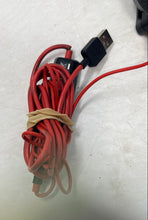 Load image into Gallery viewer, Poly Black Red Noise Cancelling On-Ear Wired Headphones With Case Not Tested
