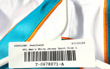 Load image into Gallery viewer, Nike Mens On Field White Miami Dolphins Jaylen Waddle #17 NFL Jersey Size Large
