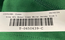 Load image into Gallery viewer, Nike Womens Green White New York Jets Justin Fields #7 Football Jersey Size L
