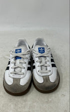 Load image into Gallery viewer, Adidas Kids Samba OG IE3679 White Black Slip-On Low Top Sneaker Shoes Size 8K
