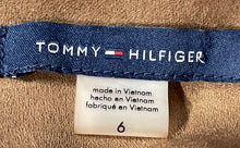 Load image into Gallery viewer, Tommy Hilfiger Womens Brown Long Sleeve Notch Lapel Two-Button Blazer Size 6
