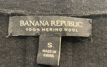 Load image into Gallery viewer, Banana Republic Womens Black Long Sleeve Open Front Cardigan Sweater Size S
