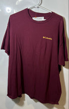 Load image into Gallery viewer, Columbia Mens Cherry Red Cotton Short Sleeve Crew Neck Graphic T-Shirt Size XXL
