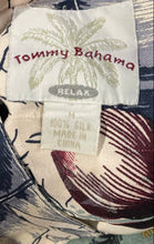 Load image into Gallery viewer, Tommy Bahama Mens Cream Floral Print Short Sleeve Button-Up Shirt Size M
