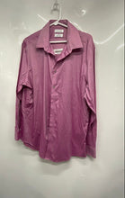 Load image into Gallery viewer, Calvin Klein Mens Pink Slim Fit Stretch Wrinkle Free Dress Shirt Sz XL 17 32/33
