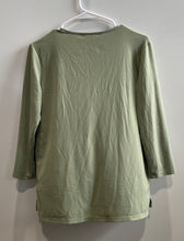 Load image into Gallery viewer, Banana Republic Womens Green 3/4 Sleeve Pullover Blouse Top Size XS
