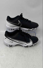 Load image into Gallery viewer, Nike Kids Vapor Edge Shark Black White Low Top Lace-Up Football Cleats Size 2.5Y
