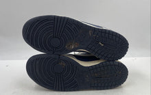 Load image into Gallery viewer, Authentic Nike Boys Dunk Low Blue Navy Blue Sneaker Shoes Size 7Y Stained
