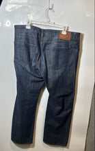 Load image into Gallery viewer, Boss Hugo Boss Mens Blue Denim Dark Wash Pockets Straight Leg Jeans Size 38/30
