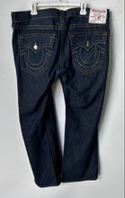 Load image into Gallery viewer, True Religion Mens Blue Cotton Ricky Denim Straight Leg Jeans Pants Size 40
