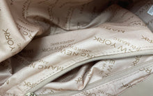 Load image into Gallery viewer, Marc New York Andrew Marc Womens Brown Floral Laser-Cut Inner Pockets Tote Bag
