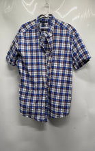 Load image into Gallery viewer, Tommy Hilfiger Mens Blue Printed Collared Button-Up Shirt Size XXL
