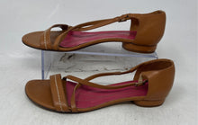 Load image into Gallery viewer, Kate Spade New York Womens Brown Leather Block Strappy Sandals Size 7.5B

