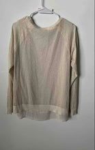 Load image into Gallery viewer, Lucky Brand Womens Beige Knitted Long Sleeve V-Neck Layered Blouse Top Size L
