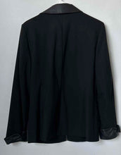 Load image into Gallery viewer, Alfani Womens Black Long Sleeve Collared Full-Zip Jacket Size 10
