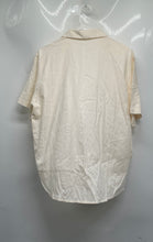 Load image into Gallery viewer, Martino Milano Mens Beige Short Sleeve Button-Up Shirt Size Medium
