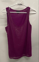 Load image into Gallery viewer, Express Womens Purple Sleeveless Round Neck Pullover Blouse Top Size Small
