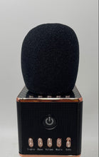 Load image into Gallery viewer, Karaoking H8 Black Portable Wireless Handheld Karaoke Microphone Not Tested
