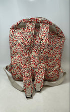 Load image into Gallery viewer, Kipling Womens Red Floral Print Inner Pockets Adjustable Strap Shoulder Backpack
