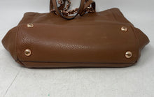 Load image into Gallery viewer, Michael Kors Womens Brown Leather Inner Pockets Shoulder Handbag
