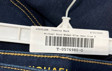Load image into Gallery viewer, Michael Kors Womens Blue Denim Dark Wash Stretch Bootcut Leg Jeans Size 8
