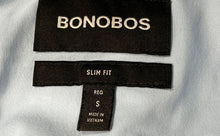 Load image into Gallery viewer, Bonobos Mens Light Blue Long Sleeve Slim Fit Button-Up Shirt Size Small

