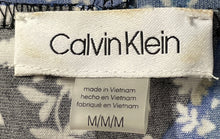 Load image into Gallery viewer, Calvin Klein Womens Multicolor Floral Print Liquid Knit Blouse Top Size M
