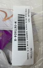 Load image into Gallery viewer, Nike Kids Flex Runner 2 DJ6040-101 White Purple Slip-On Sneaker Shoes Size 2.5Y
