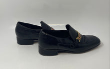 Load image into Gallery viewer, Aristocraft Mens Black Leather Square Toe Slip-On Horsebit Buckle Loafers Size 8

