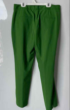 Load image into Gallery viewer, Zara Womens Green Flat Front Slash Pockets Straight Leg Dress Pants Size 6 W/Tag
