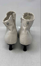 Load image into Gallery viewer, Anne Klein Womens White Black Pointed Toe Kitten Ankle Boots Size 8M
