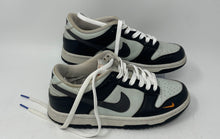 Load image into Gallery viewer, Nike Boys Dunk Low FN7784-001 Black White Leather Sneakers Shoes Size 5Y
