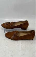 Load image into Gallery viewer, Michele Lopriore Womens 13313 Brown Tassel Slip-On Loafers Shoes Size 36
