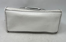 Load image into Gallery viewer, Nine West Womens White Plastic Clear Top Handle Handbag With Tag &amp; Strap

